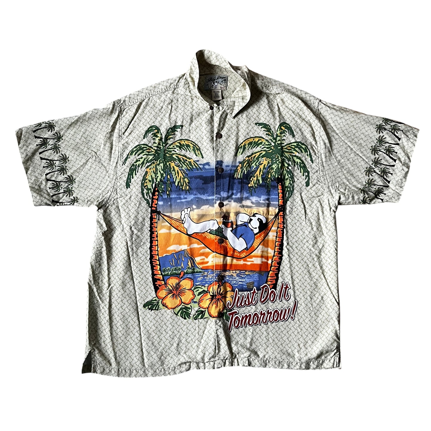 Vintage Bad Dogs Button Up (L)