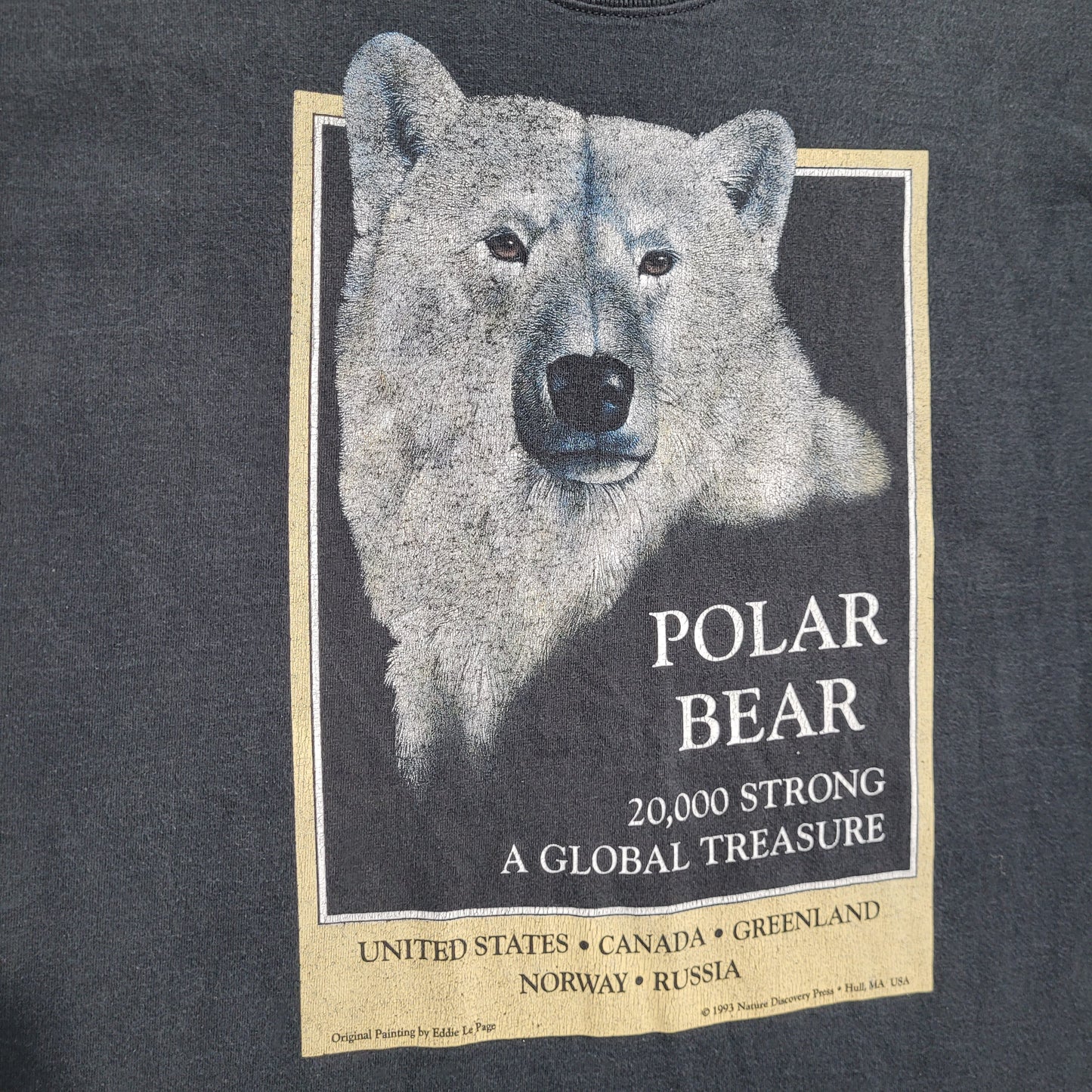 Vintage 1993 Polar Bear Rescue Tee